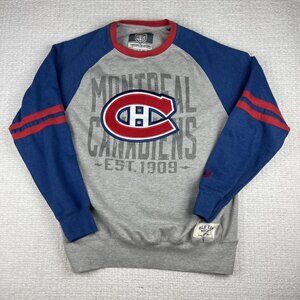 Vintage Montreal Canadians Old Time Hockey Causeway Collection Men’s Pullover L